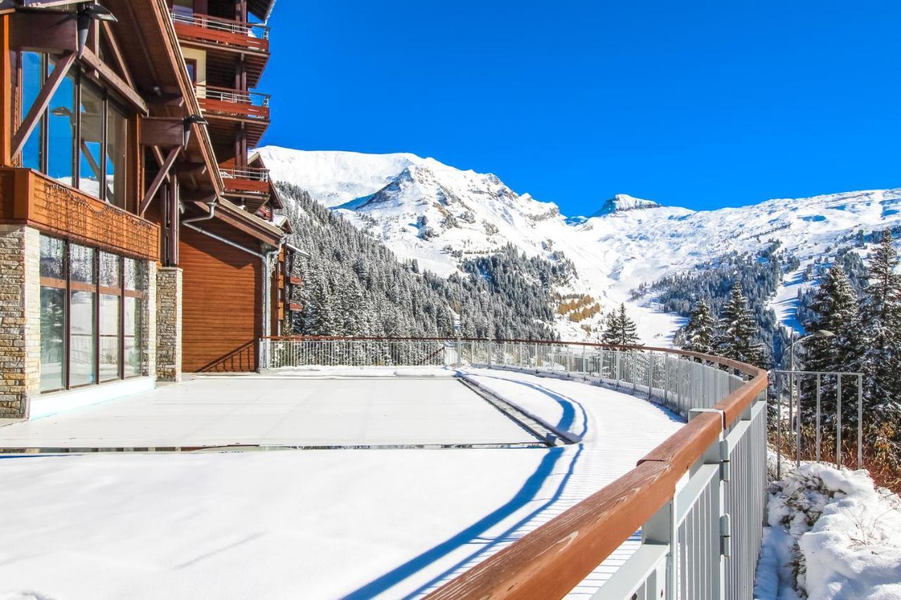 South Facing 2-Bed Apartment With Fireplace, Terrasses Deos Flaine Exteriér fotografie