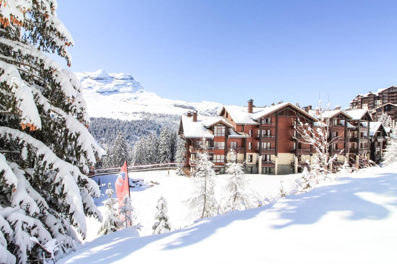 South Facing 2-Bed Apartment With Fireplace, Terrasses Deos Flaine Exteriér fotografie