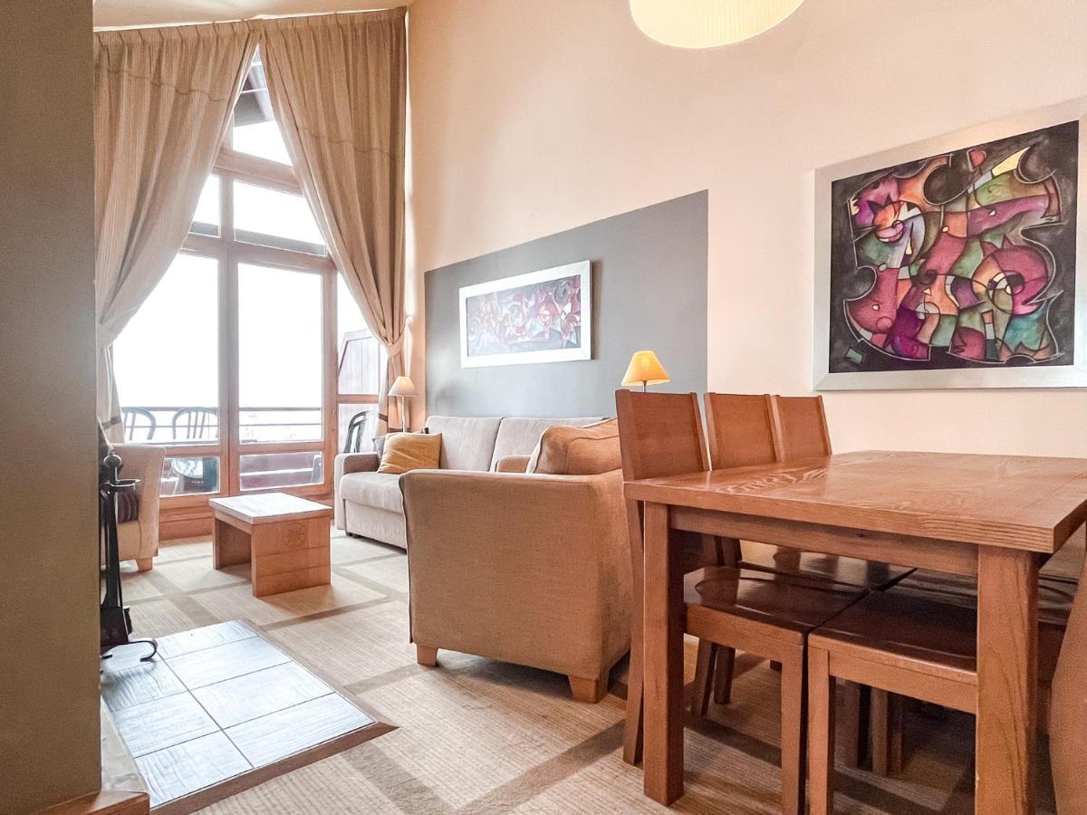 South Facing 2-Bed Apartment With Fireplace, Terrasses Deos Flaine Exteriér fotografie