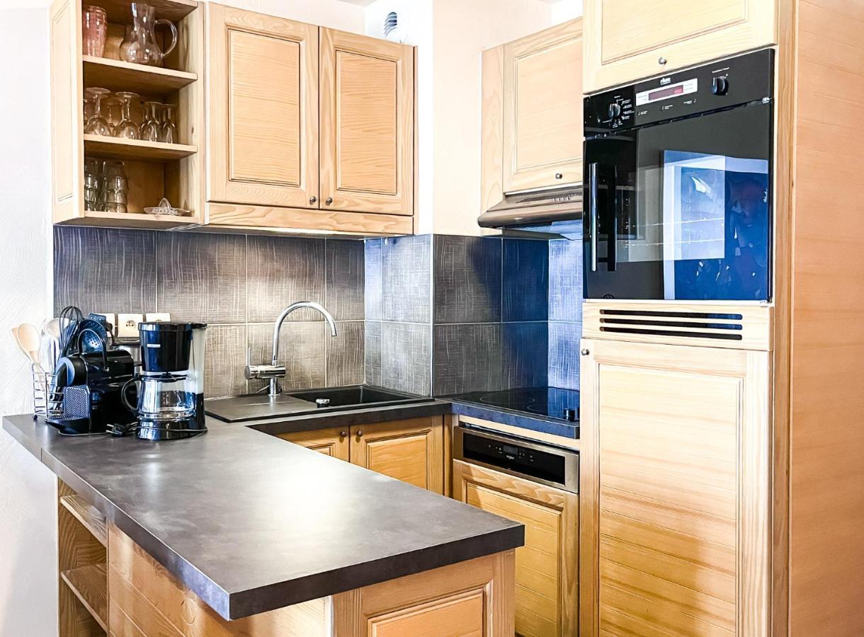 South Facing 2-Bed Apartment With Fireplace, Terrasses Deos Flaine Exteriér fotografie