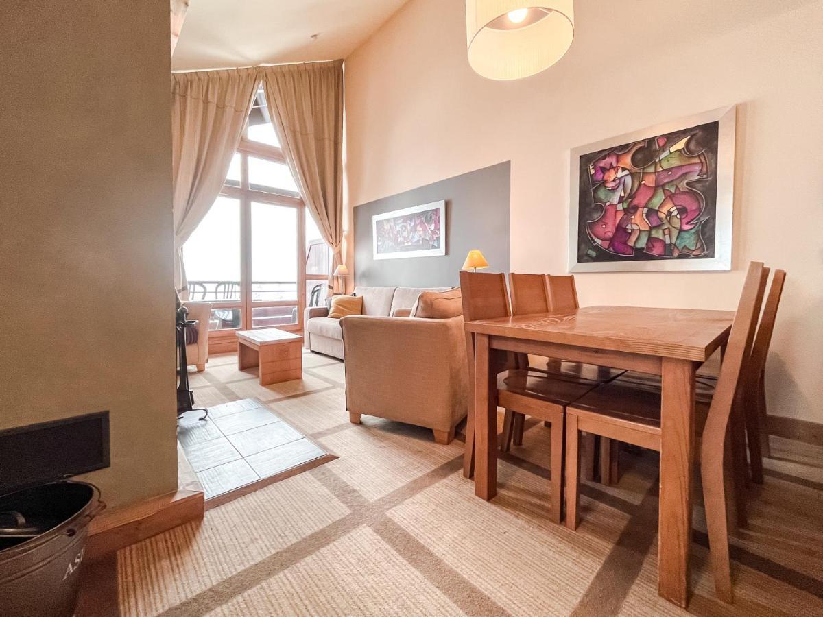 South Facing 2-Bed Apartment With Fireplace, Terrasses Deos Flaine Exteriér fotografie