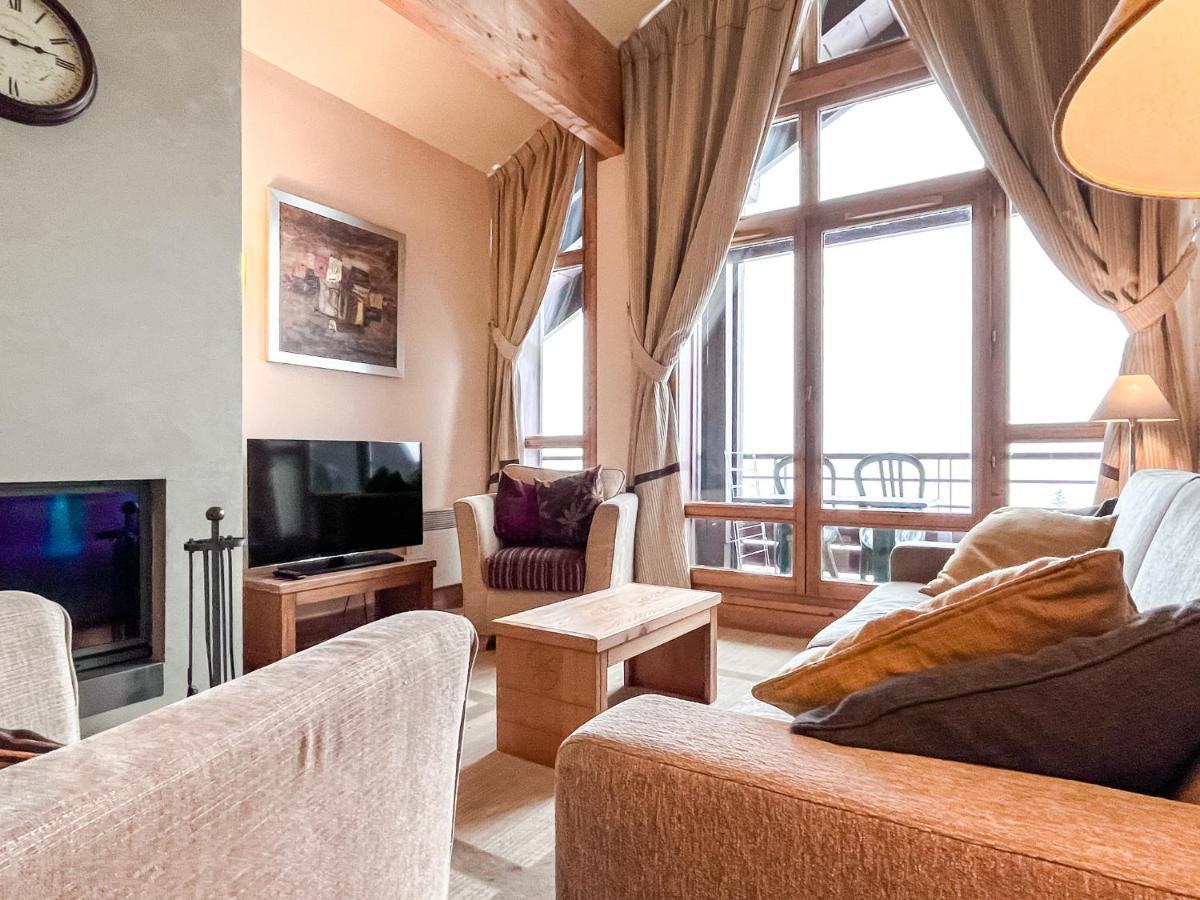 South Facing 2-Bed Apartment With Fireplace, Terrasses Deos Flaine Exteriér fotografie