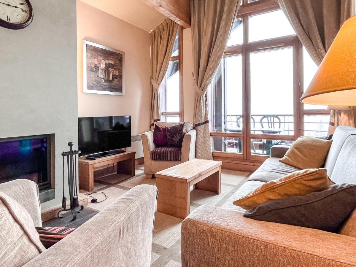 South Facing 2-Bed Apartment With Fireplace, Terrasses Deos Flaine Exteriér fotografie