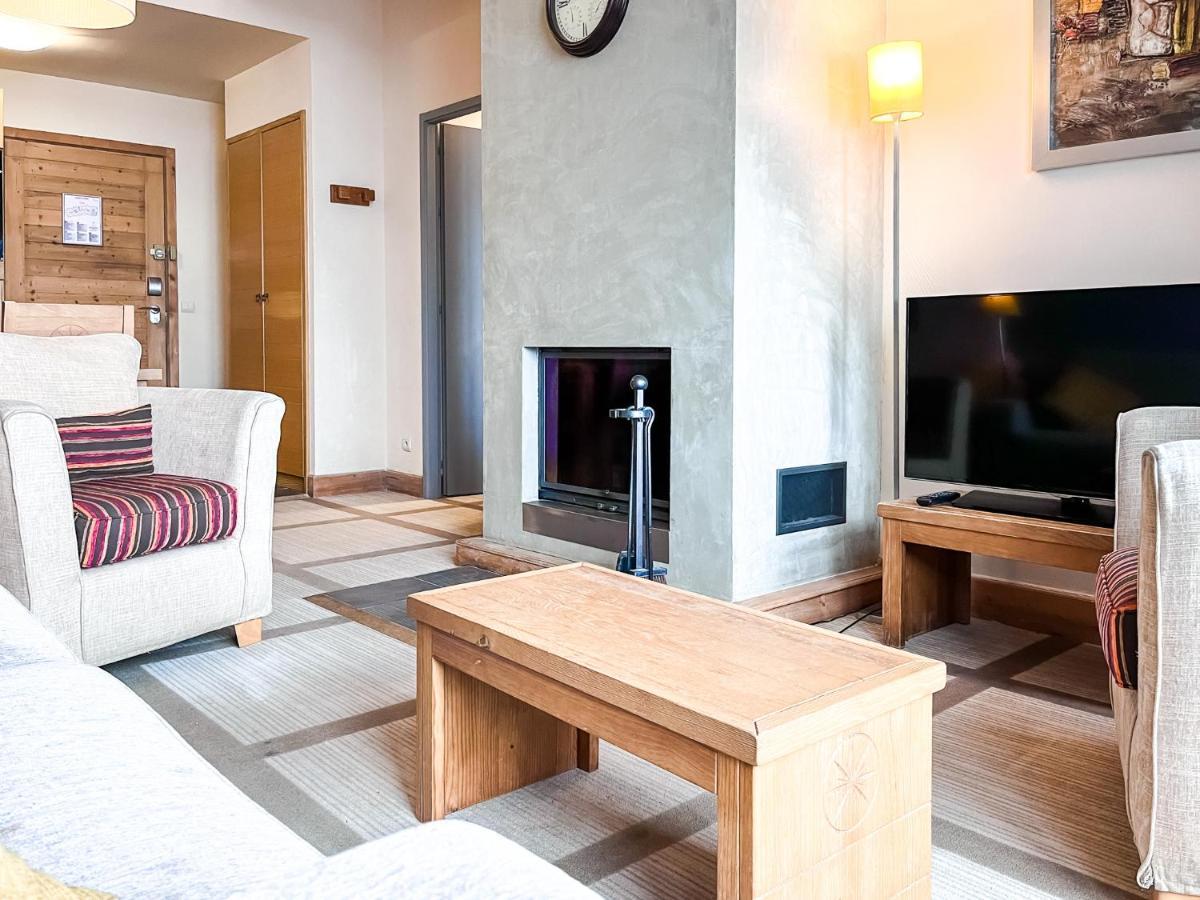 South Facing 2-Bed Apartment With Fireplace, Terrasses Deos Flaine Exteriér fotografie