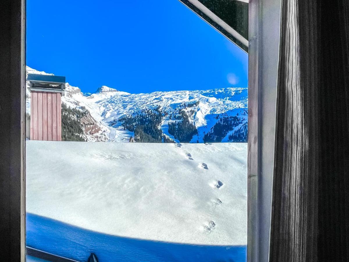 South Facing 2-Bed Apartment With Fireplace, Terrasses Deos Flaine Exteriér fotografie