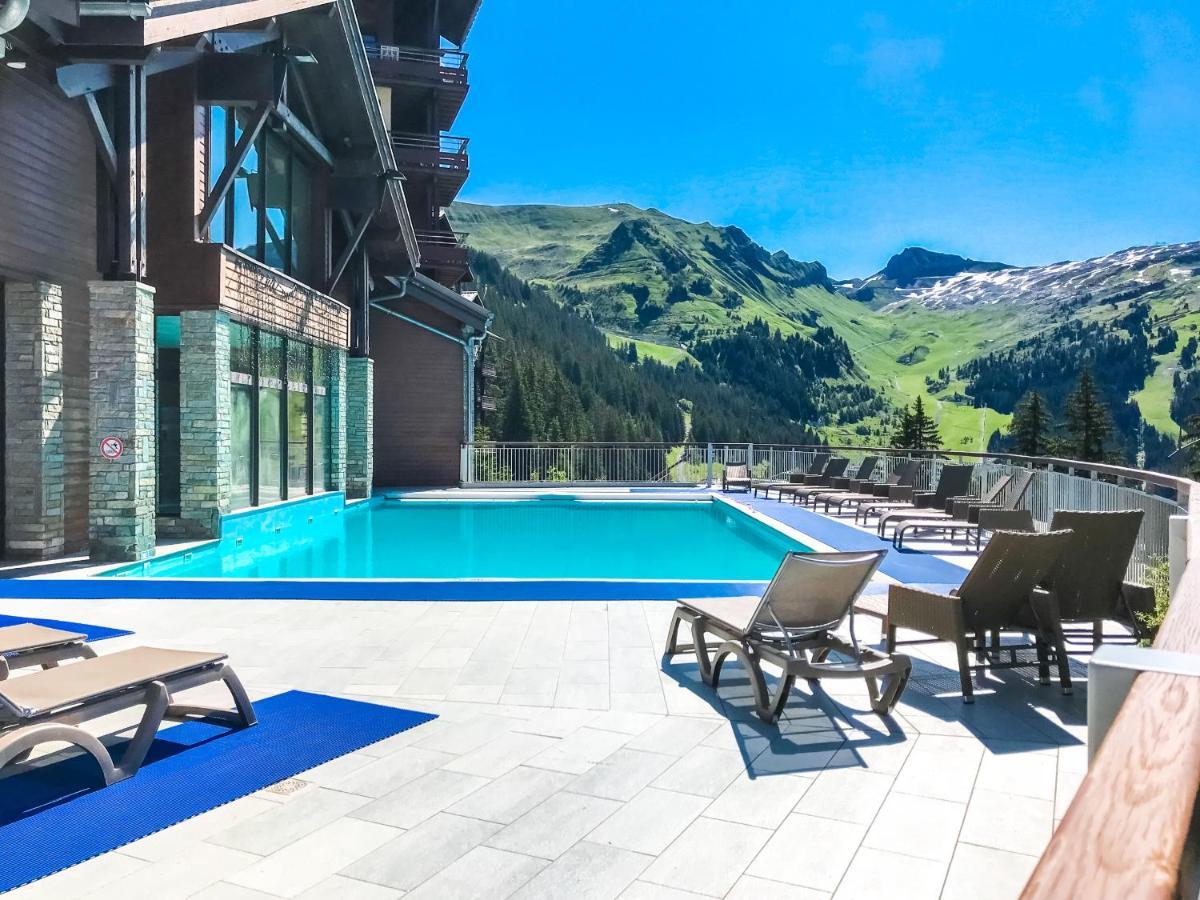 South Facing 2-Bed Apartment With Fireplace, Terrasses Deos Flaine Exteriér fotografie